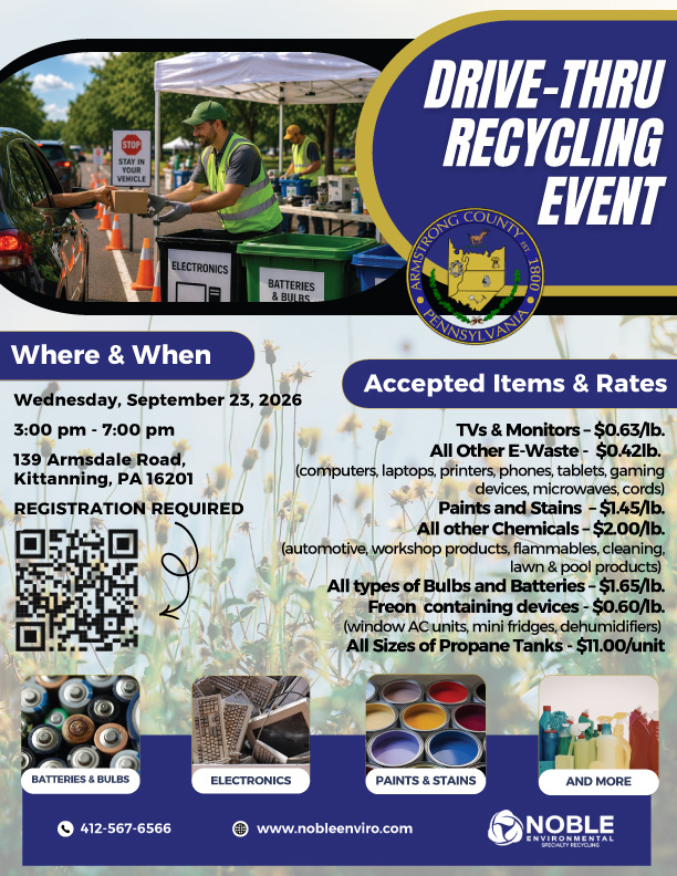 Drive-Thru Recycling Event Drive-Thru Recycling Event